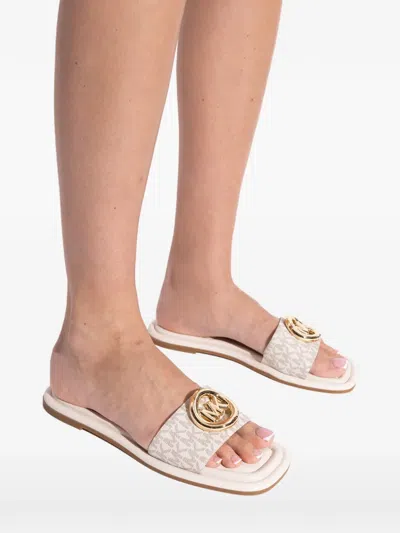 Michael Michael Kors Logo-print Hardware Sandals In Multi
