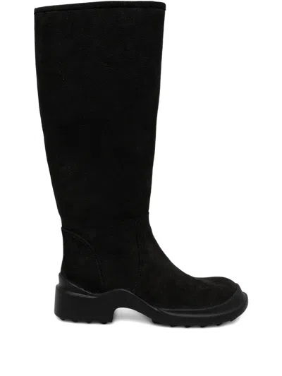 Jeffrey Campbell Zip-up Knee-high Boots In Black