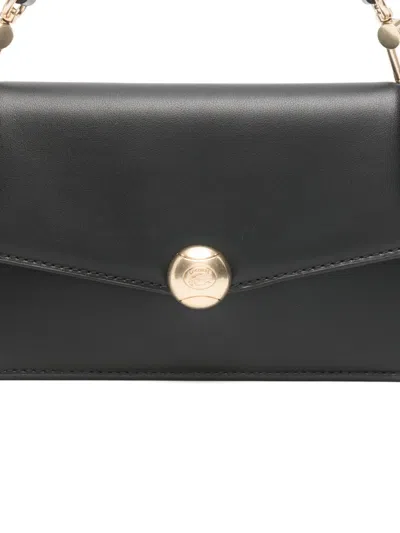 Lacoste Turn-lock Strap Mini Bag In Black