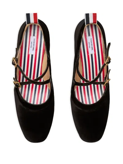 Thom Browne Thom John Criss-cross Buckle Pumps In Black