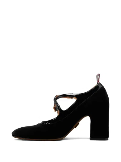 Thom Browne Thom John Criss-cross Buckle Pumps In Black