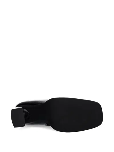 Jeffrey Campbell Square-toe Zip-up Ankle Boots In Black