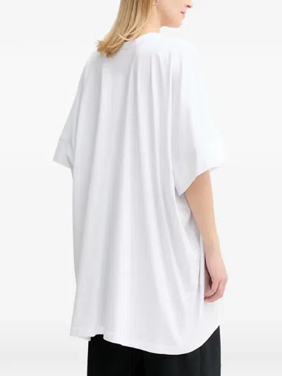 Mmc Studio Tiger-print T-shirt In White