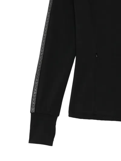 Michael Kors Logo-tape Jacket In Black