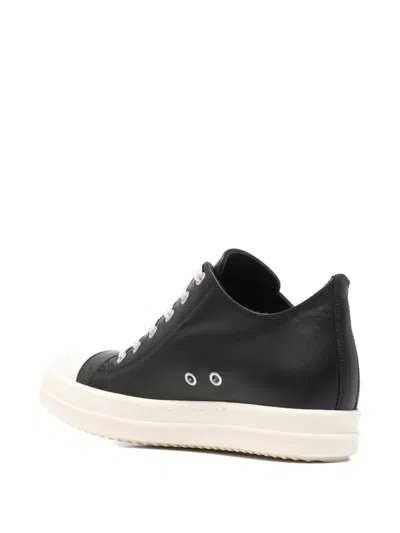 Rick Owens Women Blackwhite Lace Up Sneakers, 3.5 Luxury Sneakers For Women Darveys In Black