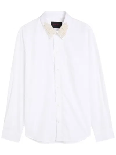 Simone Rocha Embellished Shirt In White