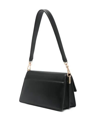 Lacoste Tennis Bliss Gold-tone Detail Mini Bag In Black