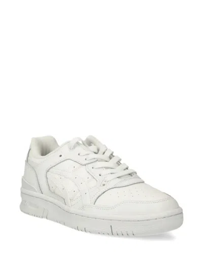Asics Perforated Panelled Low-top Sneakers In White