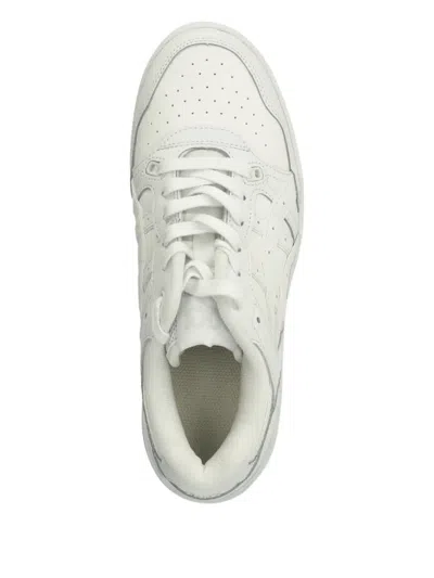 Asics Perforated Panelled Low-top Sneakers In White