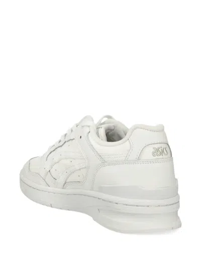 Asics Perforated Panelled Low-top Sneakers In White