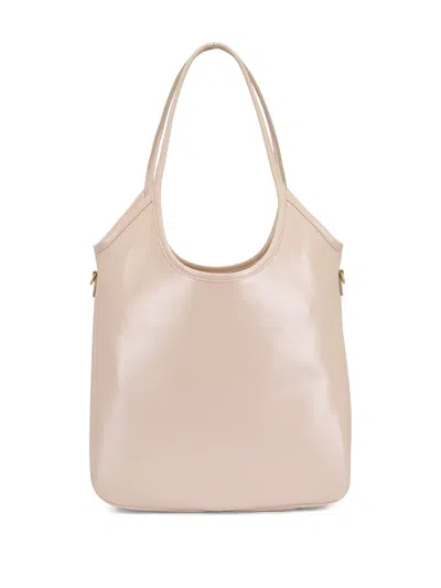 Miu Miu Ivy Cipria Logo-detail Tote Bag In Neutral