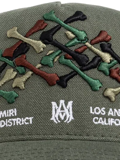 Amiri Embroidery Mesh Hat In Yellow