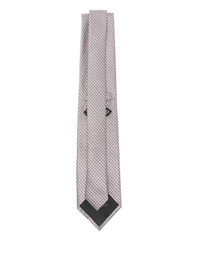 Tom Ford Patterned Tie In Gray