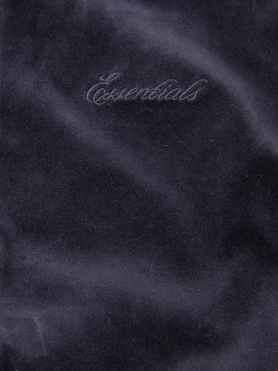 Essentials Logo-embroidered Sweatshirt In Black