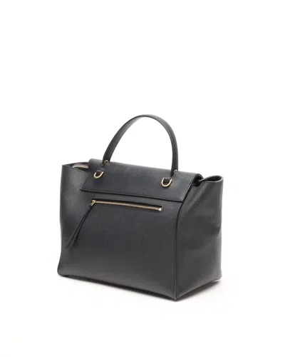 Celine Céline Grained Calfskin Mini Belt Bag In Black