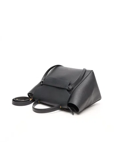 Celine Céline Grained Calfskin Mini Belt Bag In Black
