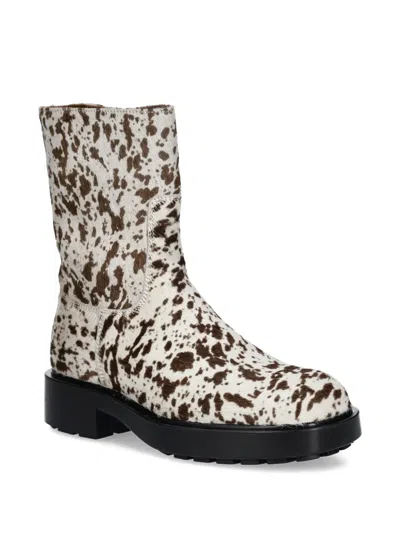 Copenhagen Mottled Ankle Boots In Multi