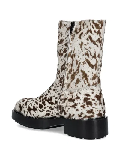 Copenhagen Mottled Ankle Boots In Multi
