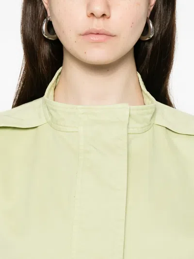 Christian Wijnants Julora Flap-pocket Drawstring Jacket In Green