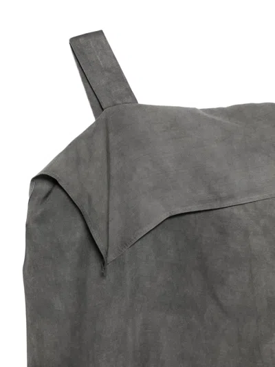 Christian Wijnants One-shoulder Top In Gray