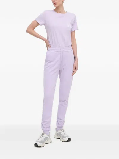 Armani Exchange Logo-detail Track Pants In Multi