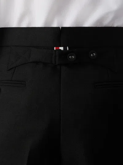 Thom Browne Button Bermuda Shorts In Black