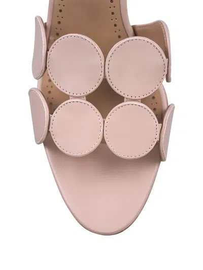 Manolo Blahnik Haribalmu Leather Sandals In Neutral