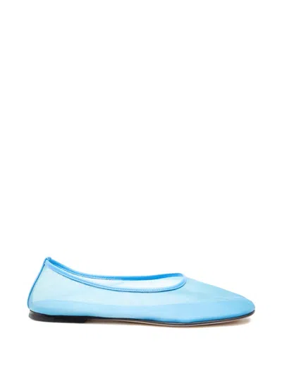 Dear Frances Balla Mesh Ballet Flats In Blue