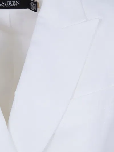 Ralph Lauren Double-breasted Blazer In White