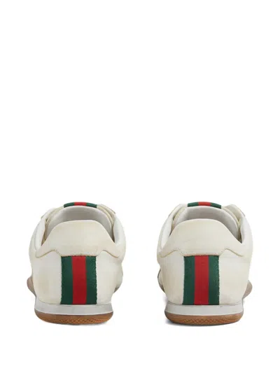 Gucci Elan Washed Leather Low-top Sneakers In Multi