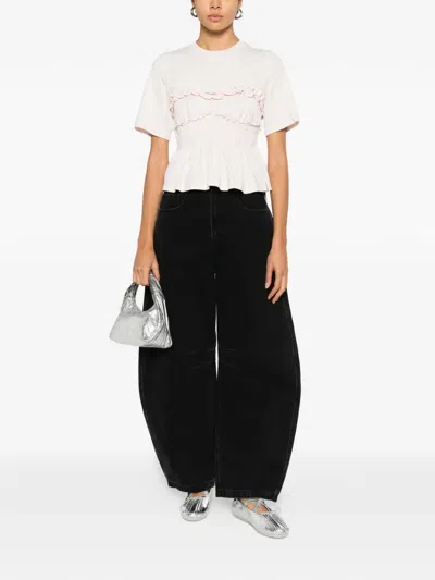 Cecilie Bahnsen Short-sleesleeved T-shirt In Pink