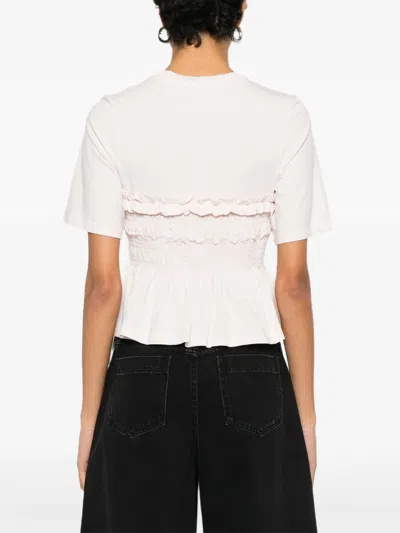Cecilie Bahnsen Short-sleesleeved T-shirt In Pink