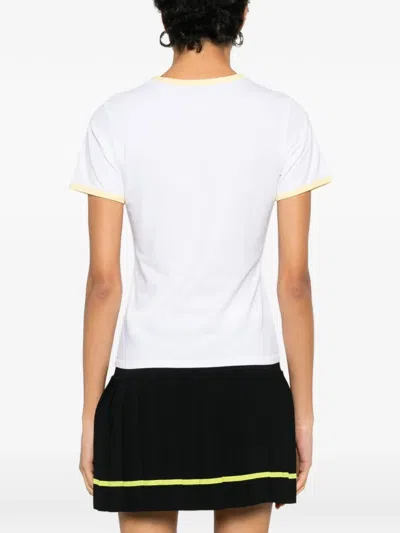 Casablanca Longline Ringer Graphic-print T-shirt In White