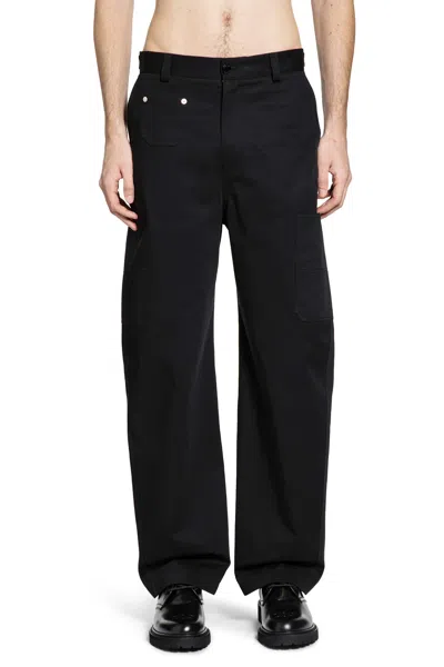 Givenchy Couture Seam Cargo Trousers In Black