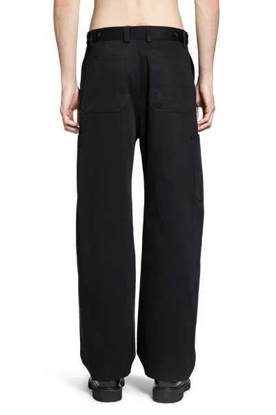 Givenchy Couture Seam Cargo Trousers In Black