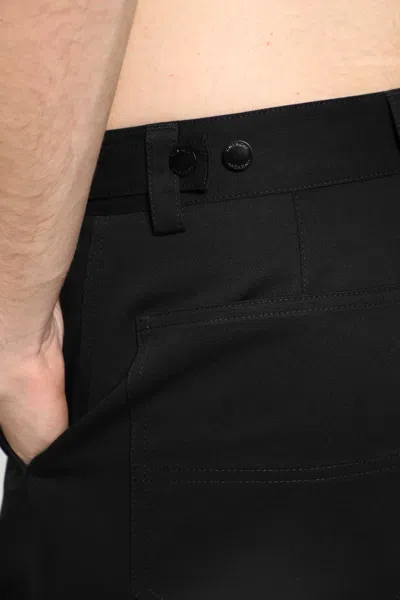 Givenchy Couture Seam Cargo Trousers In Black