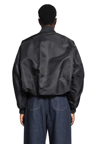 Givenchy Cropped Cocoon Bomber In Black