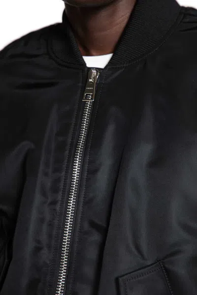 Givenchy Cropped Cocoon Bomber In Black