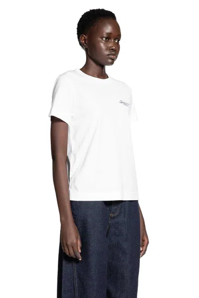 Givenchy Cotton Crewneck T Shirt Short Sleeves In White