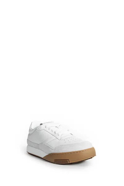 Givenchy Round Toe Low Sneakers With Flat Sole In White