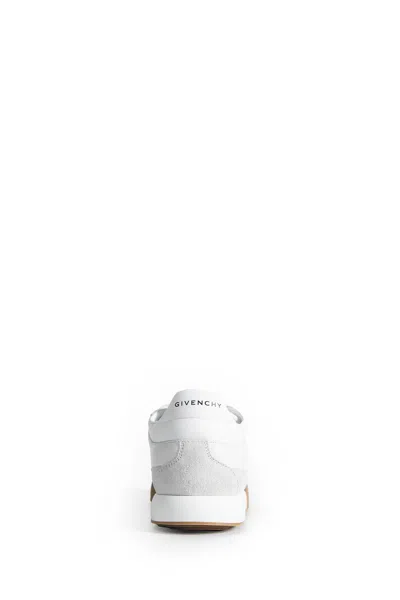 Givenchy Round Toe Low Sneakers With Flat Sole In White