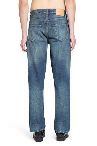 Sunflower Loose Fit Vintage-washed Organic Denim Jeans In Blue