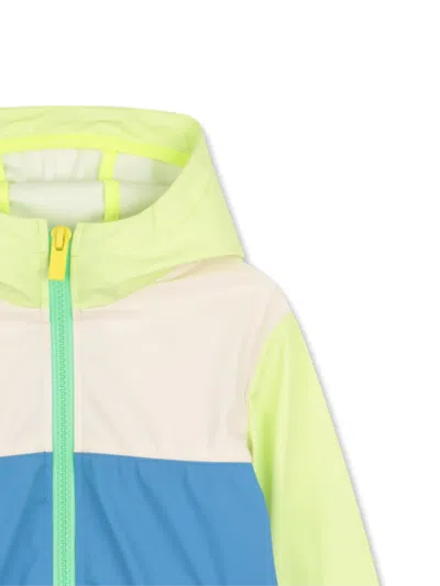 Billieblush Colourblock Hooded Windbreaker In Multi