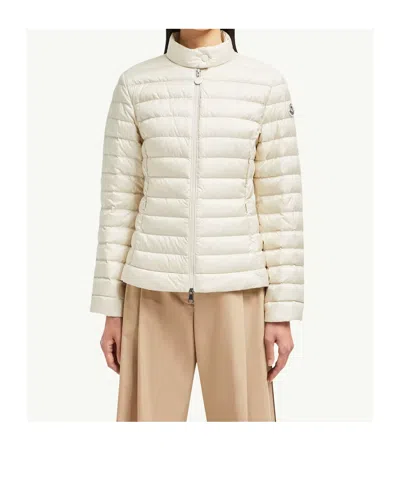 Moncler Off-white Igelle Short Down Jacket In Neutral