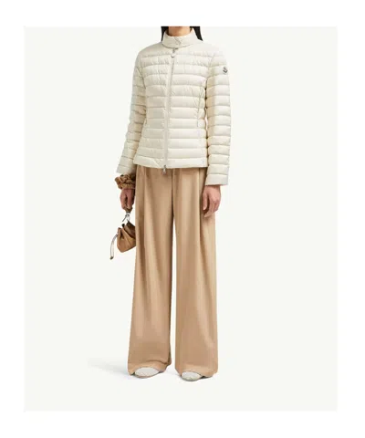 Moncler Off-white Igelle Short Down Jacket In Neutral