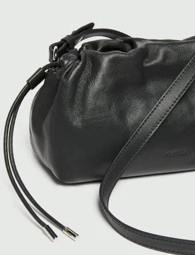 Marella Drawstring Shoulder Bag In Black