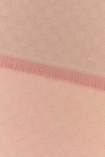 Gucci Embroidered Wool Scarf