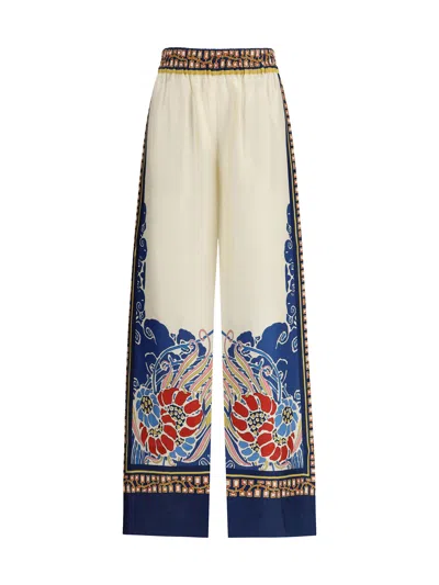 La Doublej Palazzo Trousers In Multi