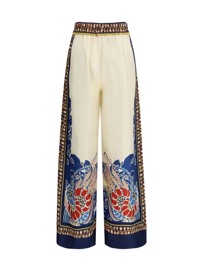 La Doublej Palazzo Trousers In Multi