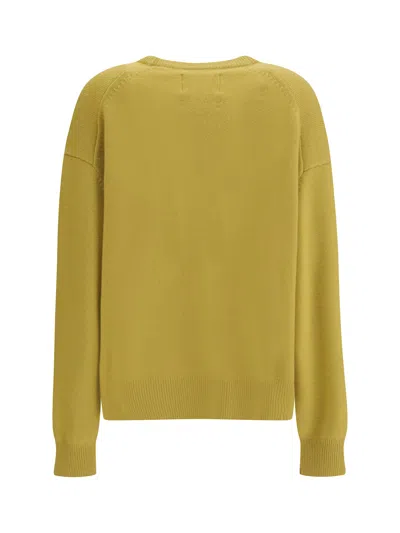 Extreme Cashmere Bicolor Cashmere Sweatshirt In Green